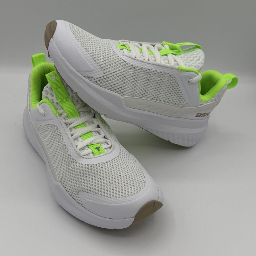 Under Armour White Hyper Green Project Rock BSR 5 Training Shoes Women's Size 9